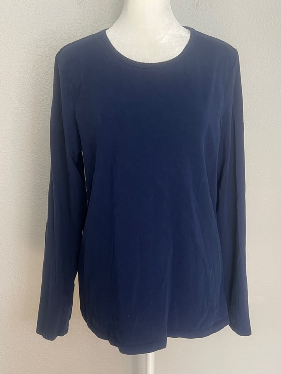 Lands' End Tops - Lands End Crewneck Long Sleeve Shirt Blue Size Medium
